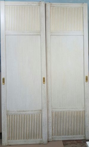 Двери для шкафа купе с фрезеровкой Южно-Сахалинск